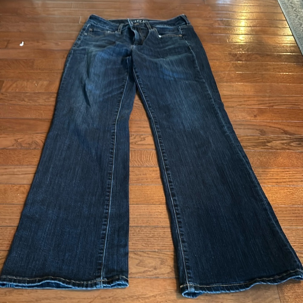 American Eagle dark  blue stretch jeans